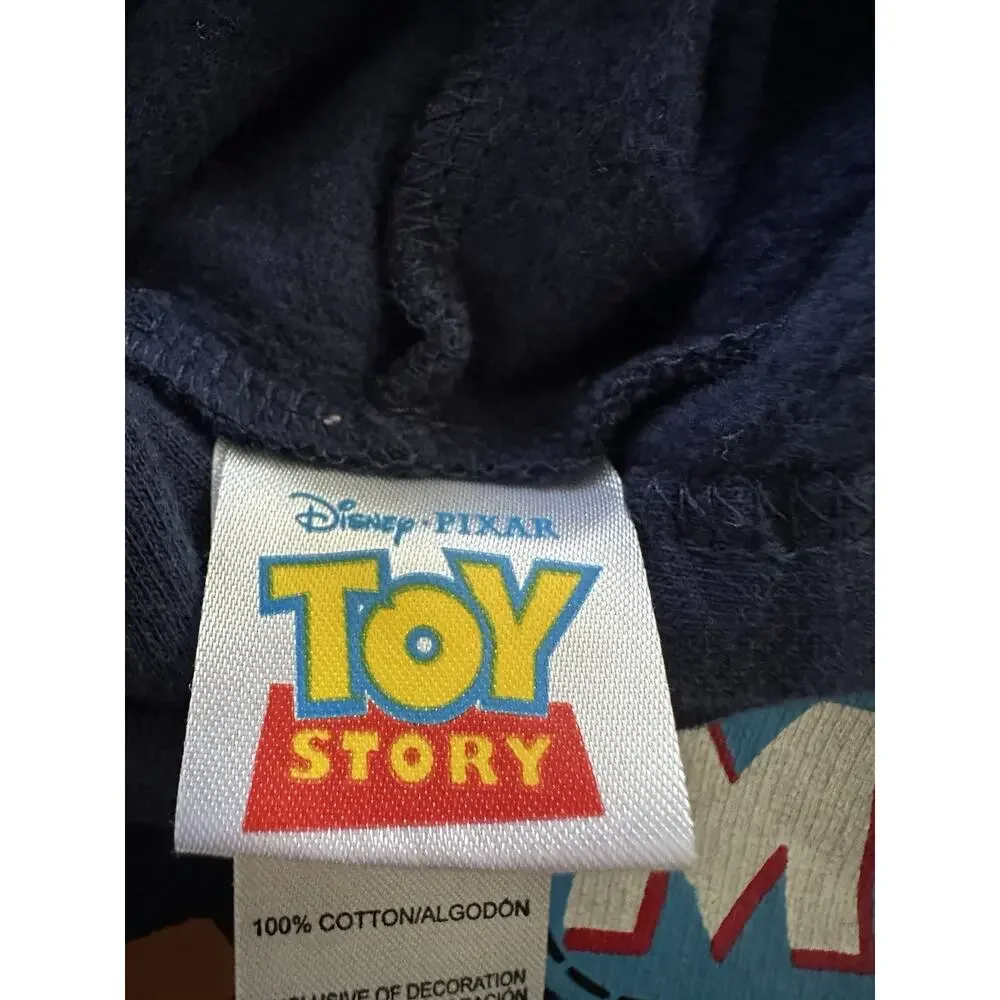 Disney Toy Story 4 Toddler Boy Size 6 Hoodie Fleece Inside Blue Hoodie Top